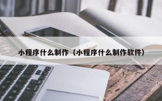 嵊州小程序什么制作（小程序什么制作软件）