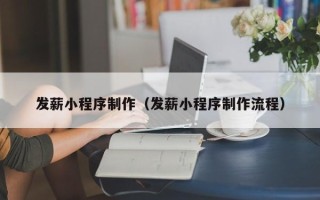 嵊州发薪小程序制作（发薪小程序制作流程）